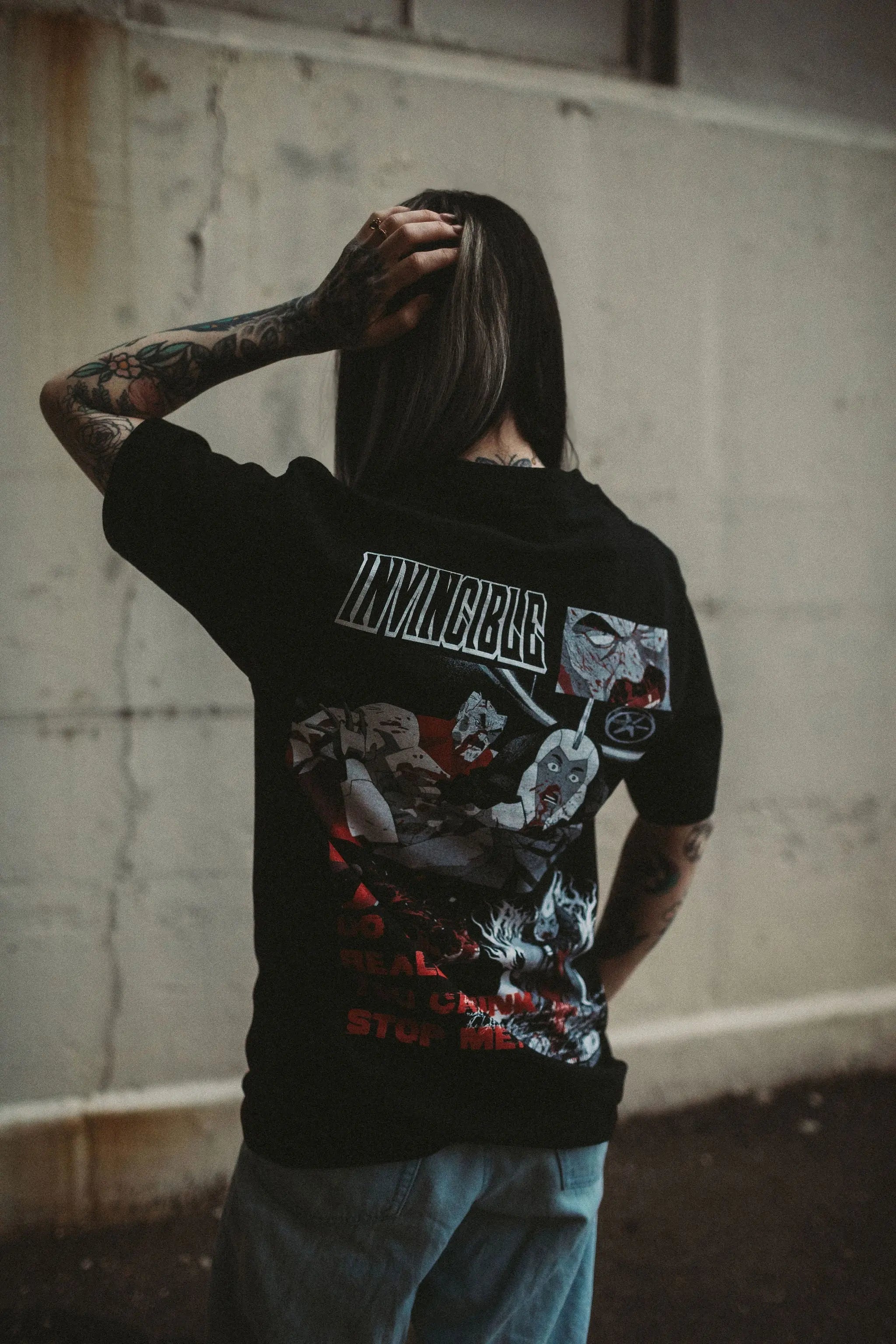 Neck Snap T-Shirt Any Means Necessary Clothing