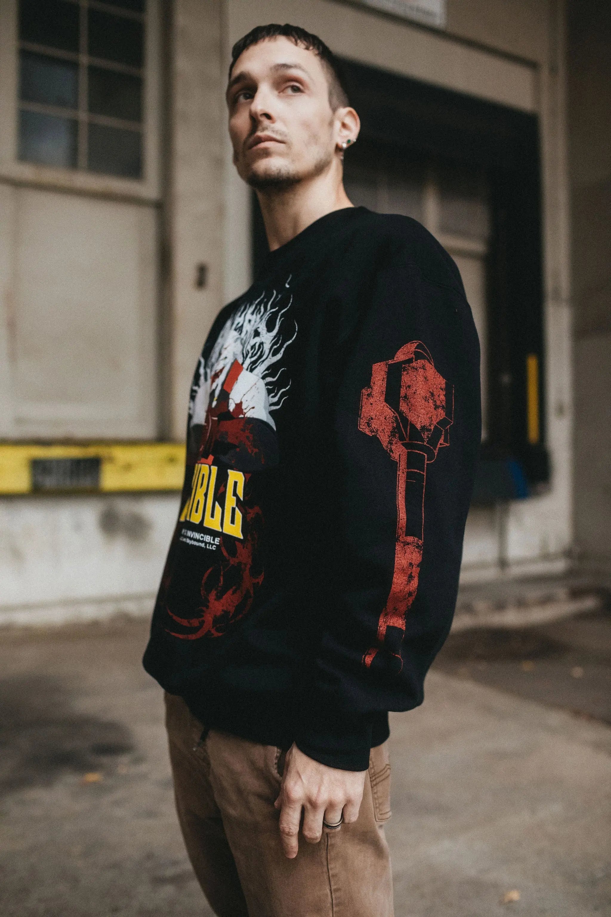 Thirst For Battle Crewneck Sweatshirt Any Means Necessary Clothing