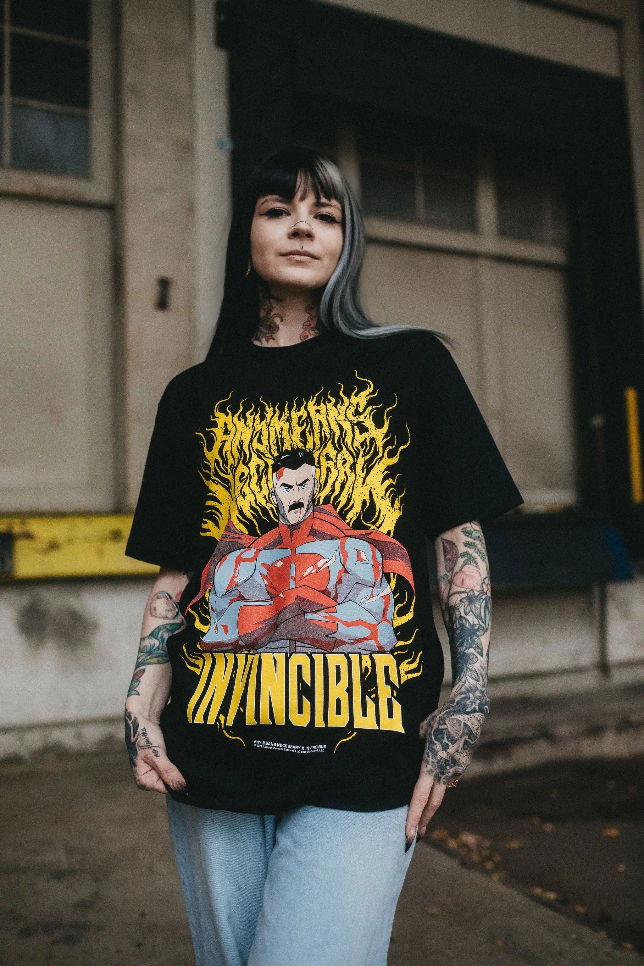 Omni-Man T-Shirt Any Means Necessary Clothing