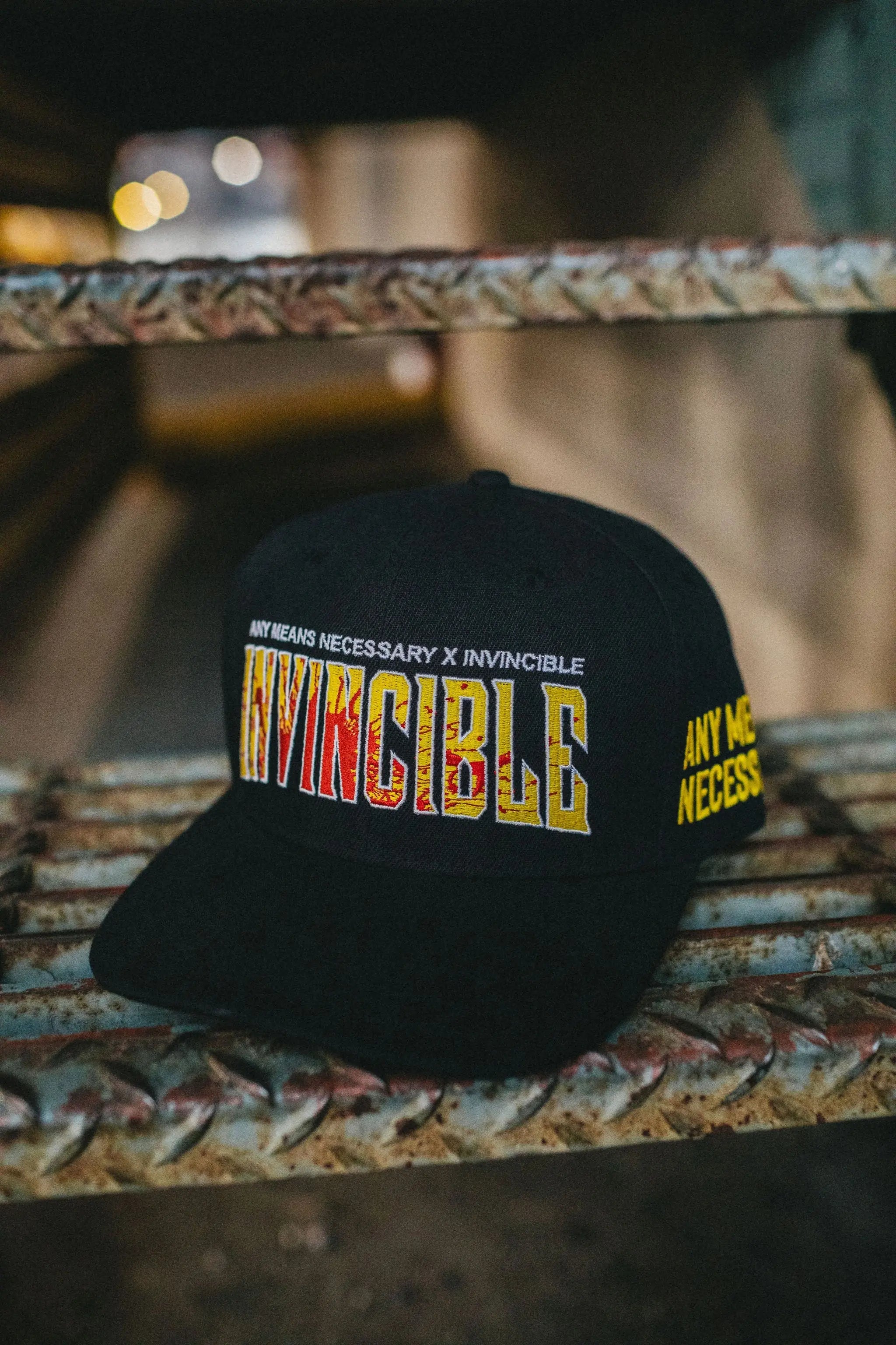 Invincible Splatter Hat Any Means Necessary Clothing