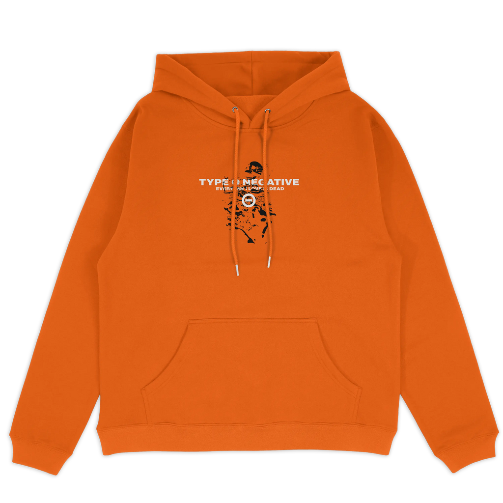 Everyone I Love Is Dead Pullover Hoodie Orange Any Means Necessary Clothing