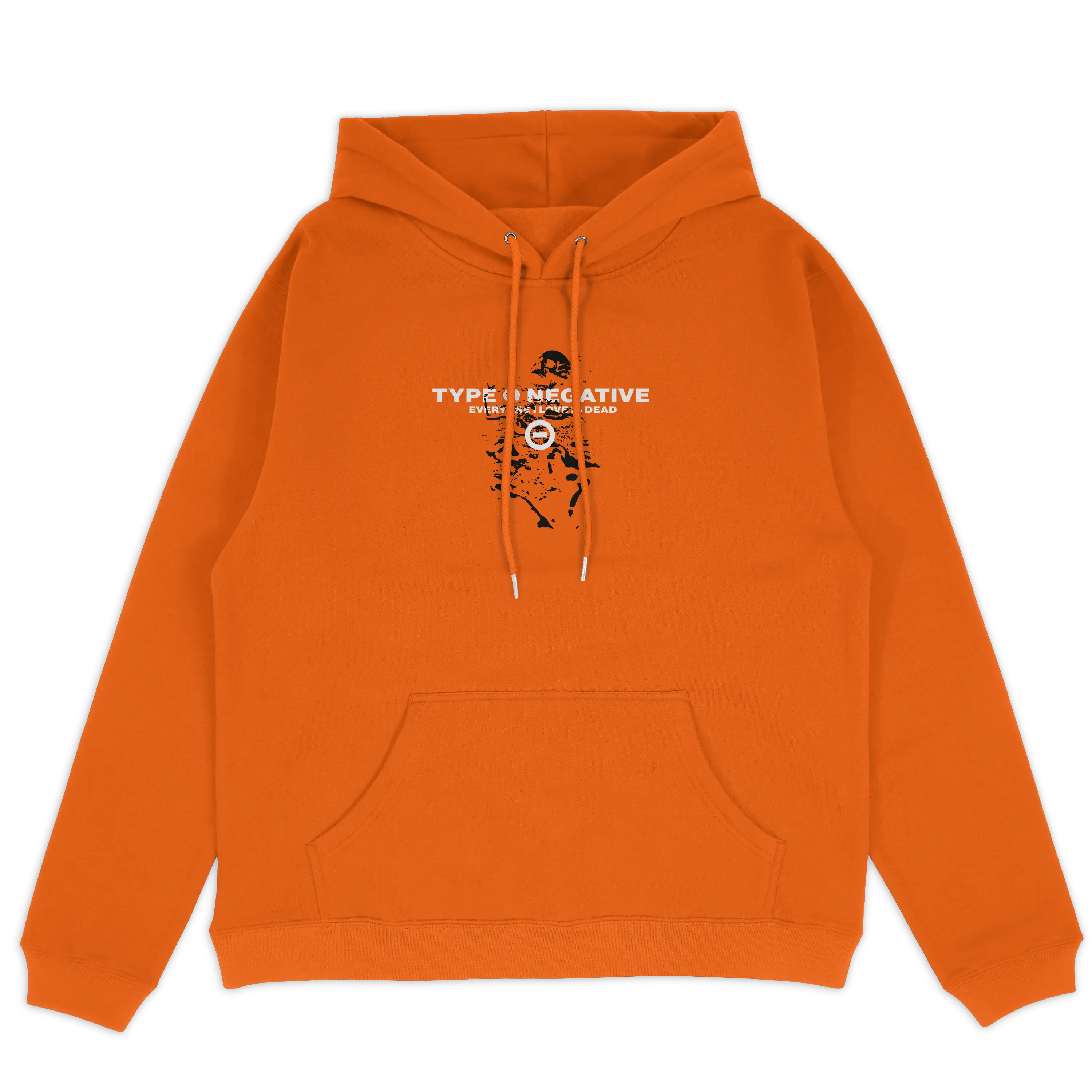 Everyone I Love Is Dead Pullover Hoodie Orange Any Means Necessary Clothing