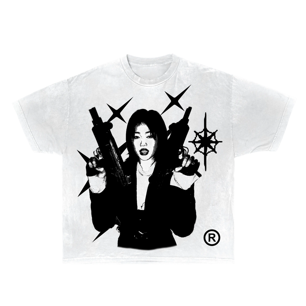 Twin Uzi Streetwear Tee 100 Percent Cotton True To Size Casual Graphic Shirt For Everyday Wear ArnukiClothing