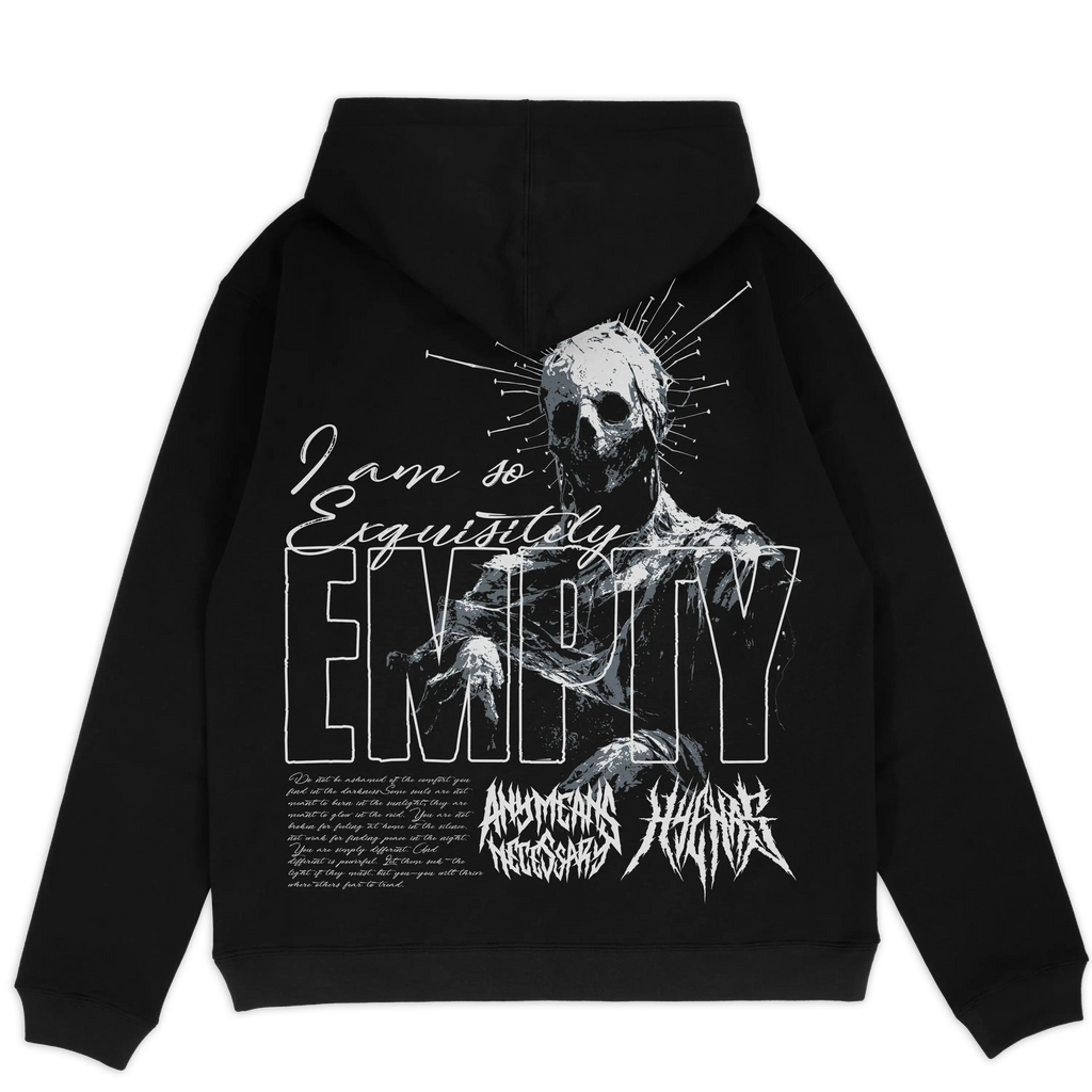 Empty Pullover Hoodie Any Means Necessary Clothing