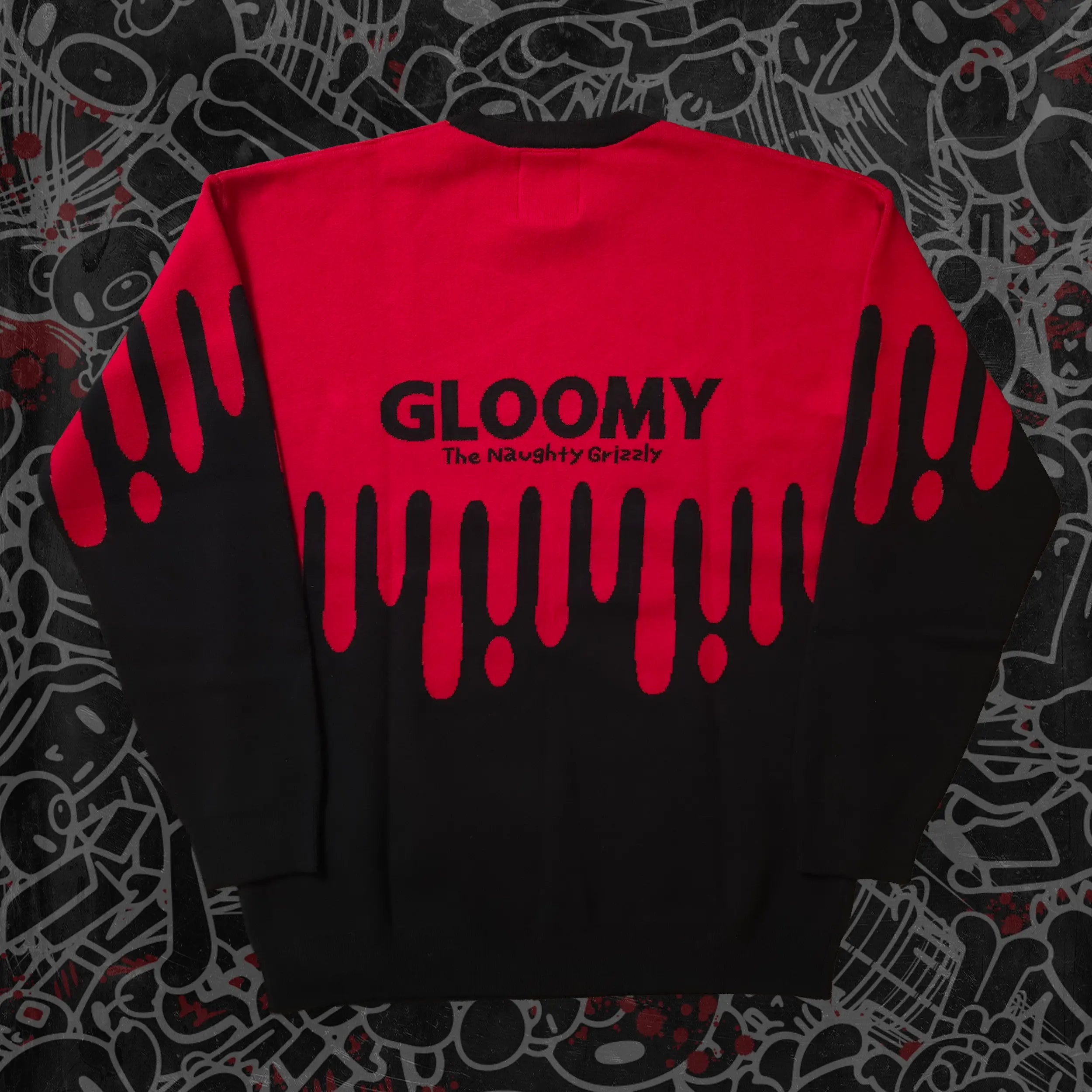 Gloomy Drip Knit Sweater Any Means Necessary Clothing