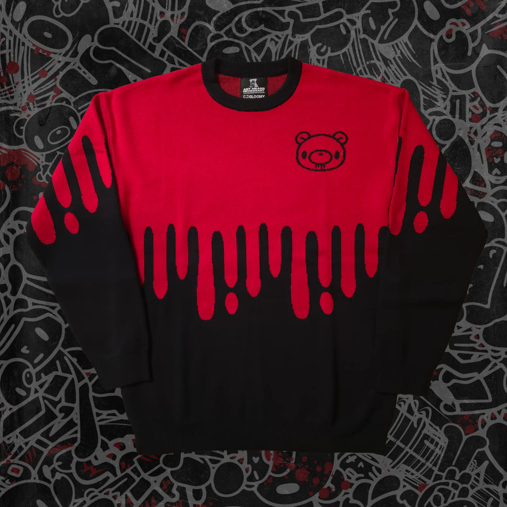 Gloomy Drip Knit Sweater Any Means Necessary Clothing