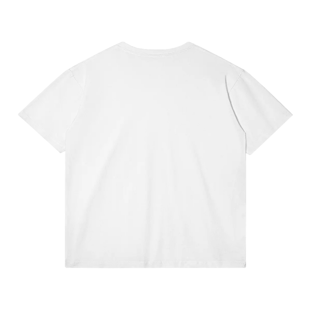 HEAR Streetwear Tee White Cotton T Shirt Classic Fit 180 GSM DTG Print ArnukiClothing