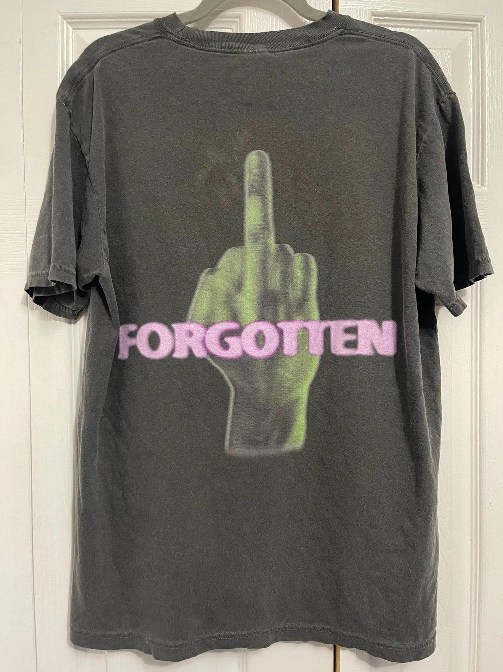 Paranormal Forgotten Garment Dyed Streetwear Tee Cotton Short Sleeve T Shirt ArnukiClothing
