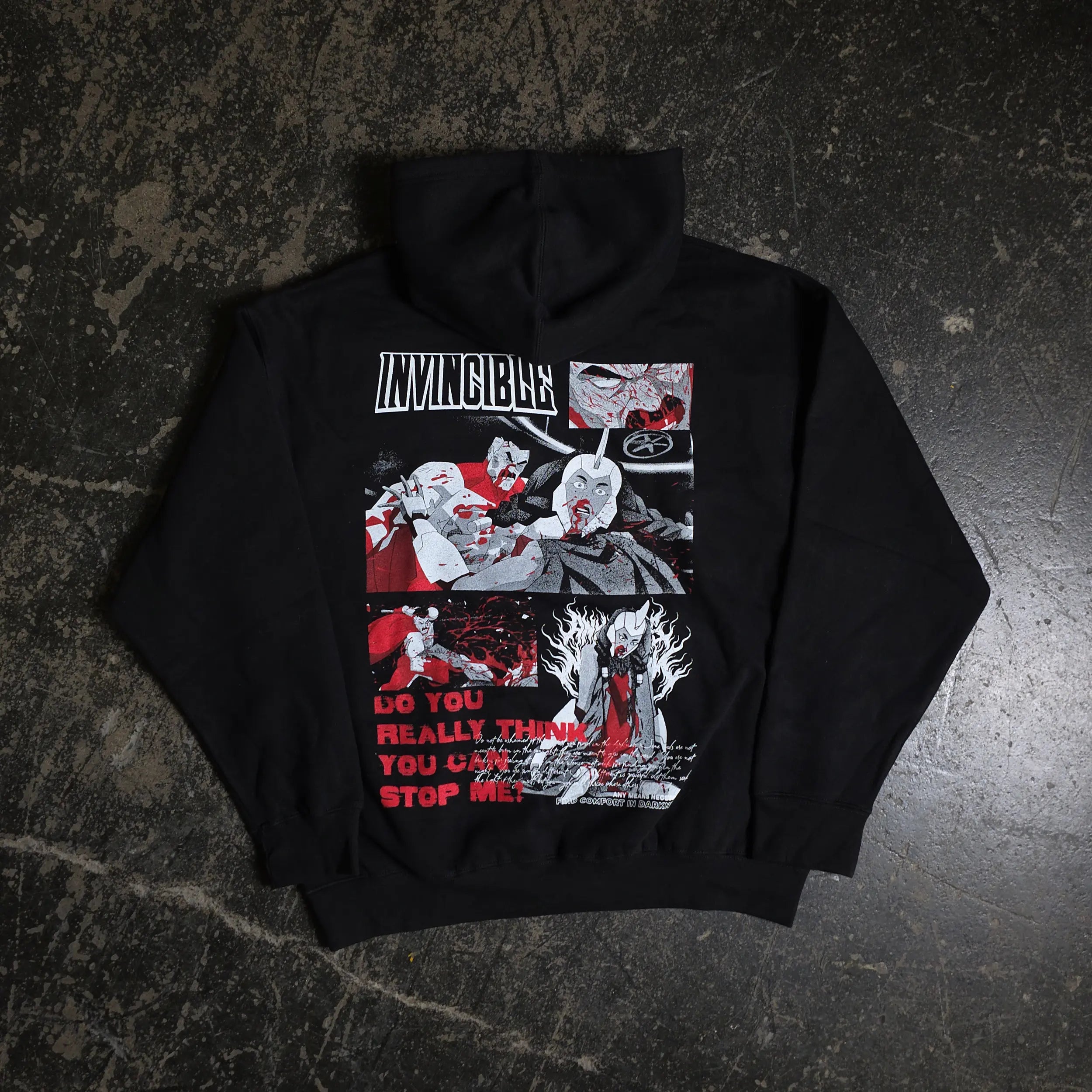 Neck Snap Pullover Hoodie Any Means Necessary Clothing