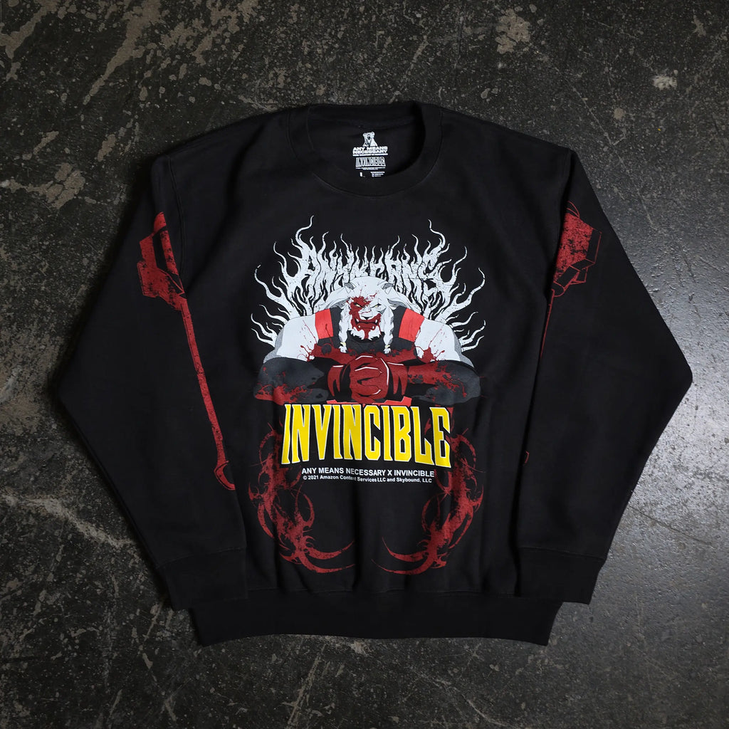 Thirst For Battle Crewneck Sweatshirt Any Means Necessary Clothing