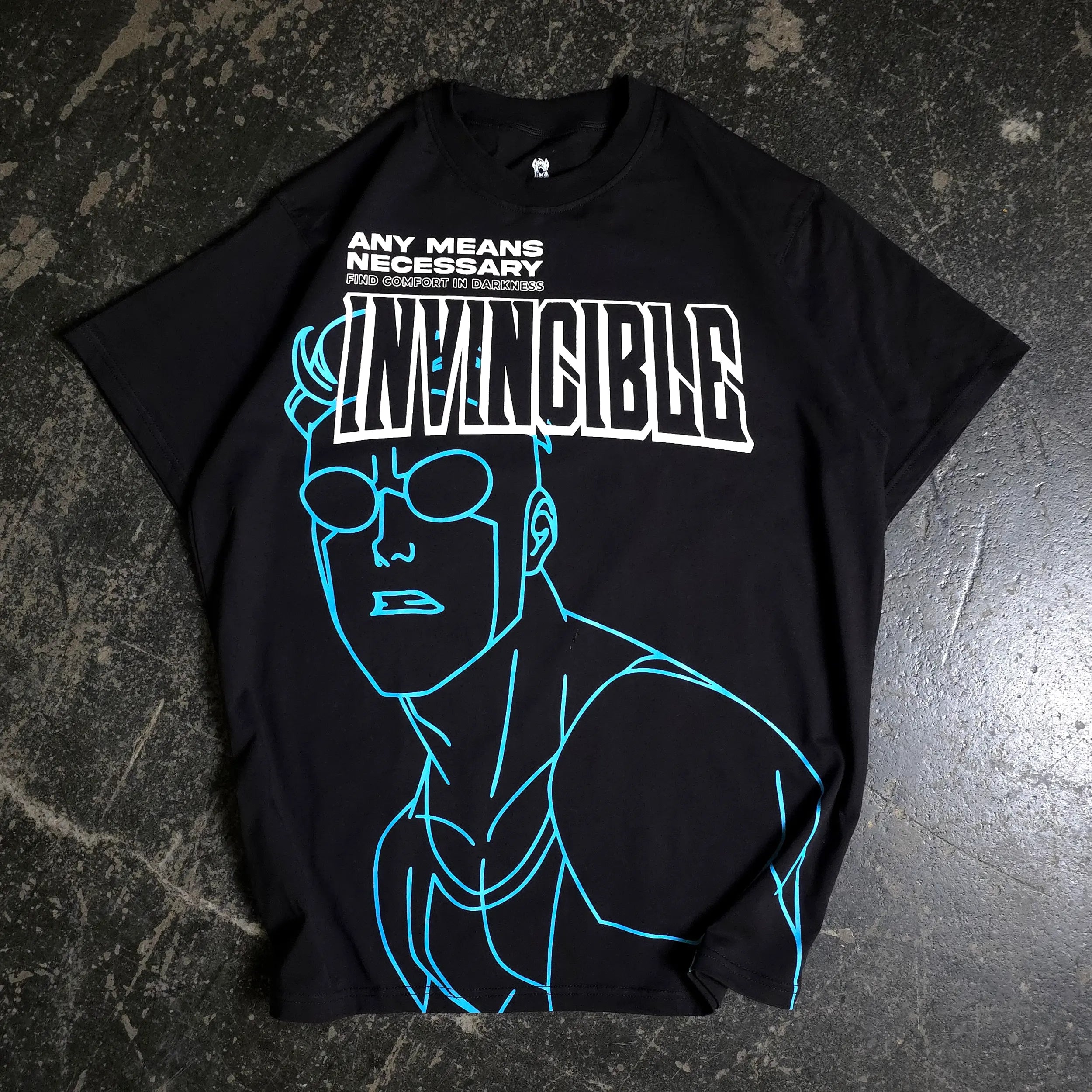 Invincible Line Art Series T-Shirt Any Means Necessary Clothing