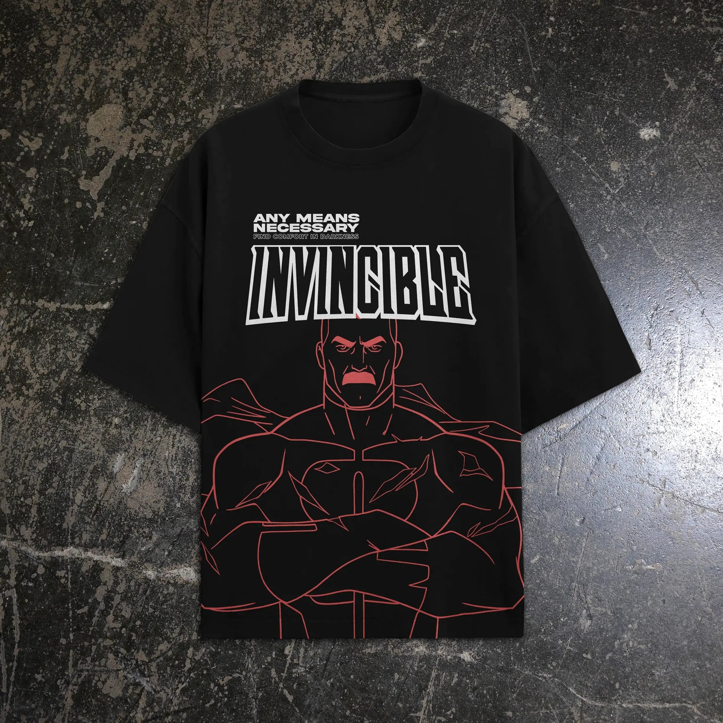Omni-Man Line Art Series T-Shirt Any Means Necessary Clothing
