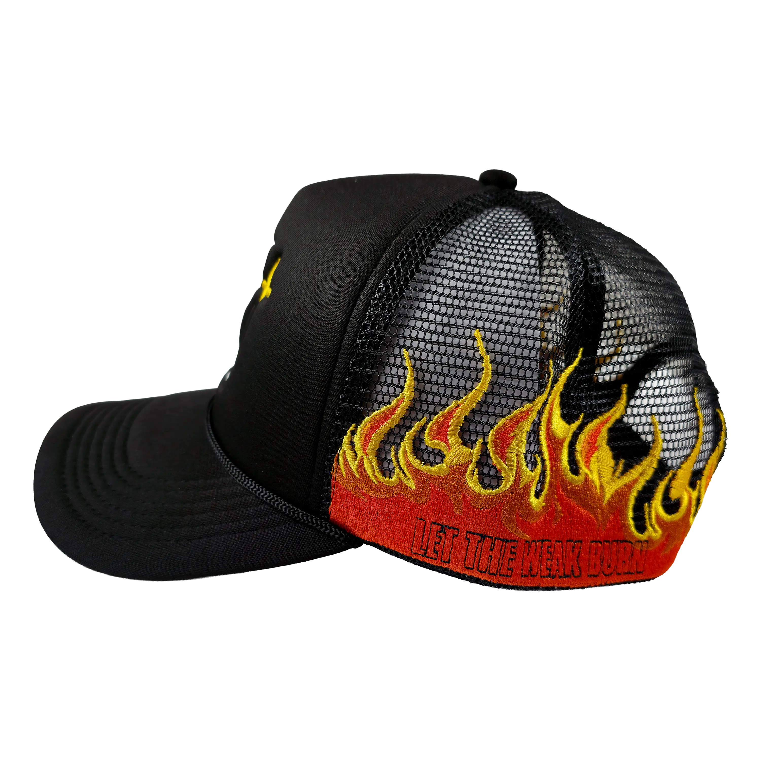 Let the Weak Burn Hat Any Means Necessary Clothing