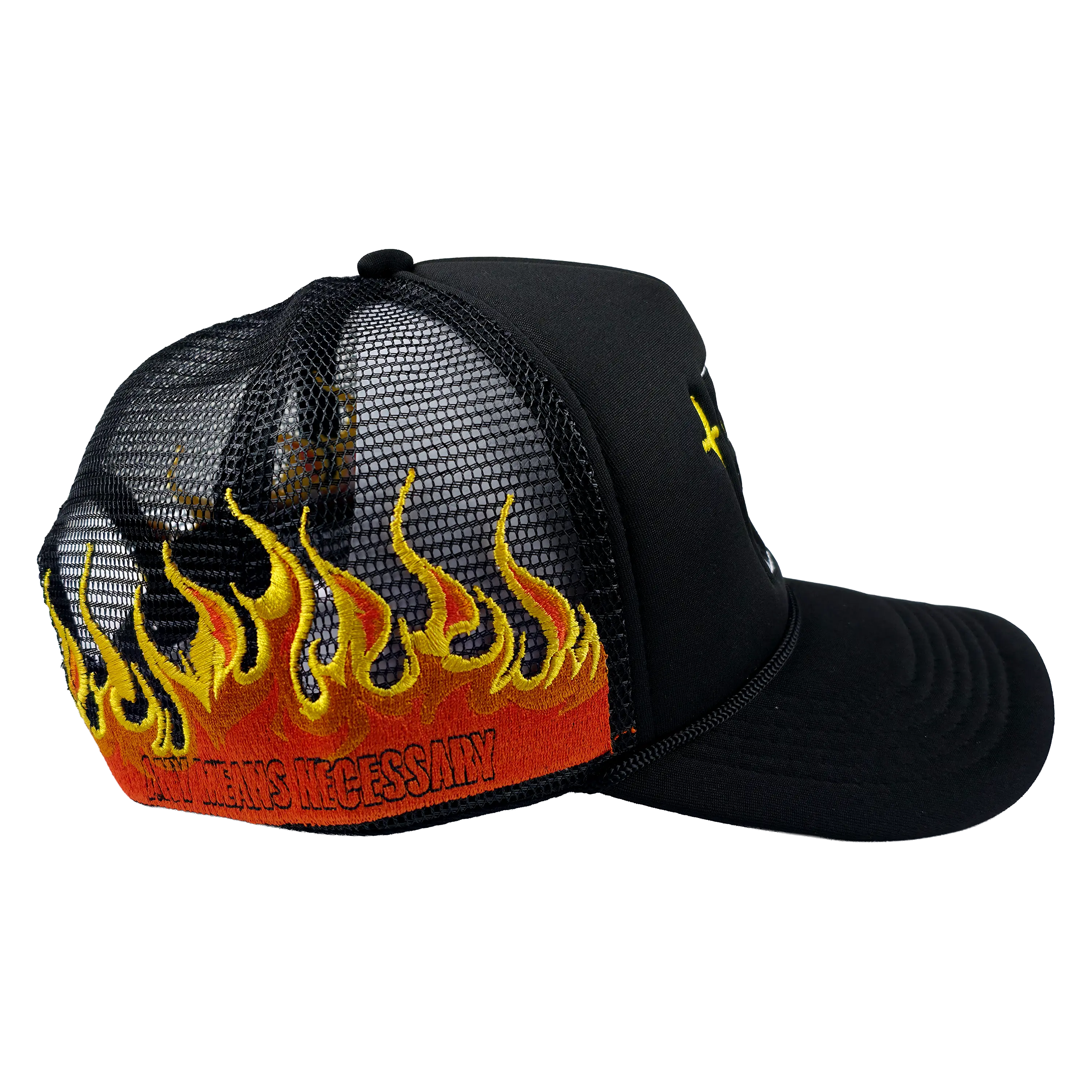 Let the Weak Burn Hat Any Means Necessary Clothing