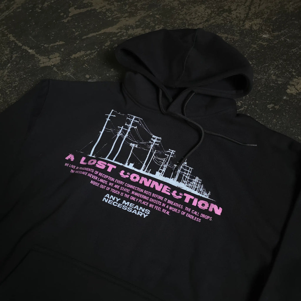 Lost Connection Pullover Hoodie Any Means Necessary Clothing