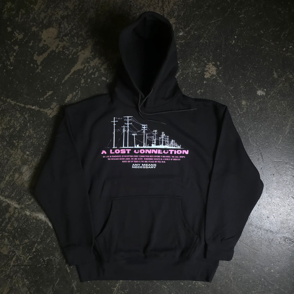 Lost Connection Pullover Hoodie Any Means Necessary Clothing