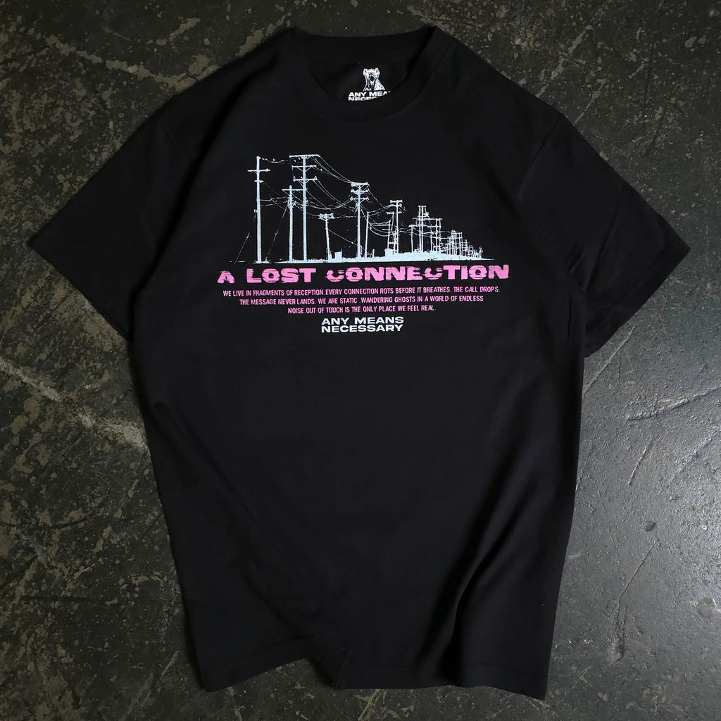 Lost Connection T-Shirt Any Means Necessary Clothing