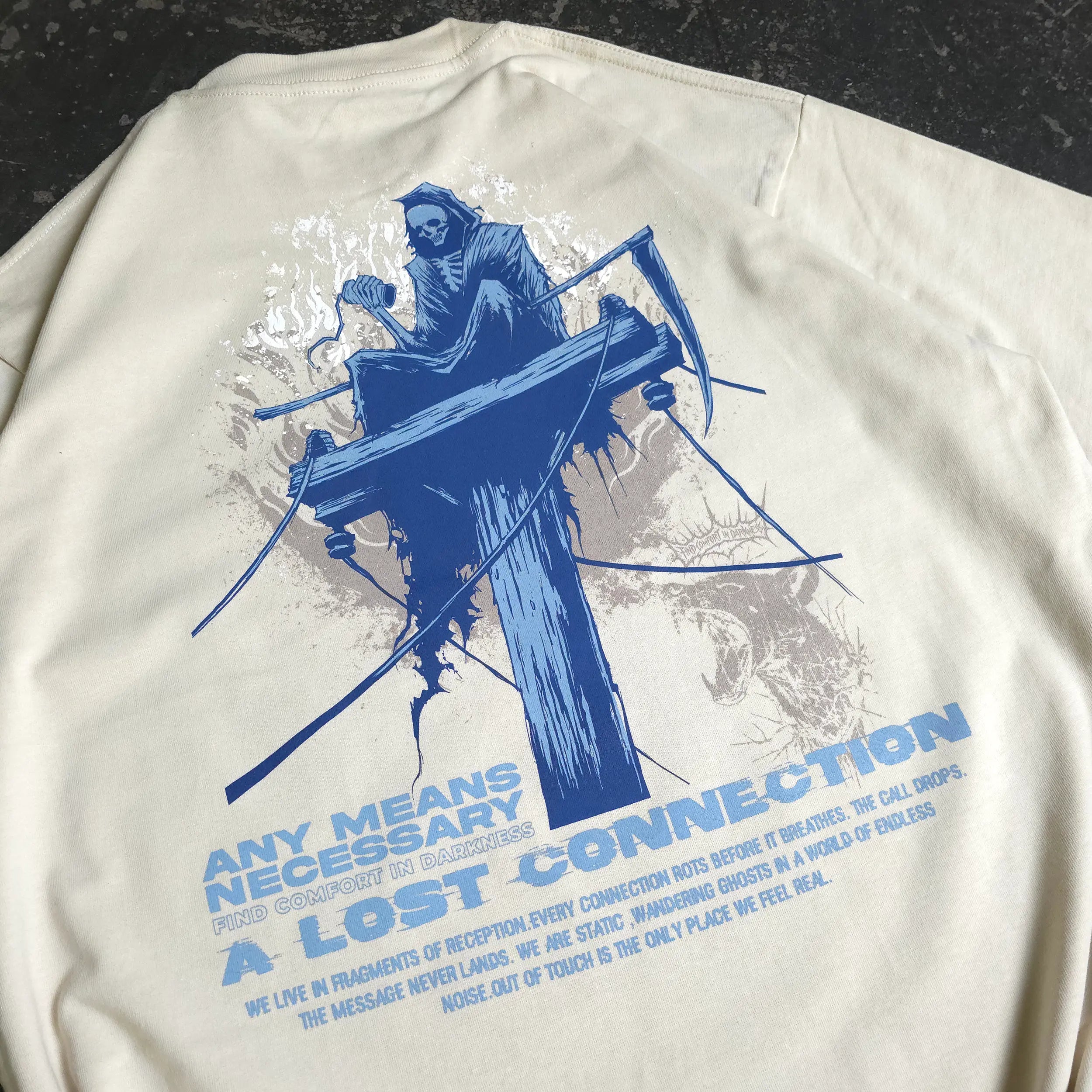 Lost Connection T-Shirt Bone Any Means Necessary Clothing