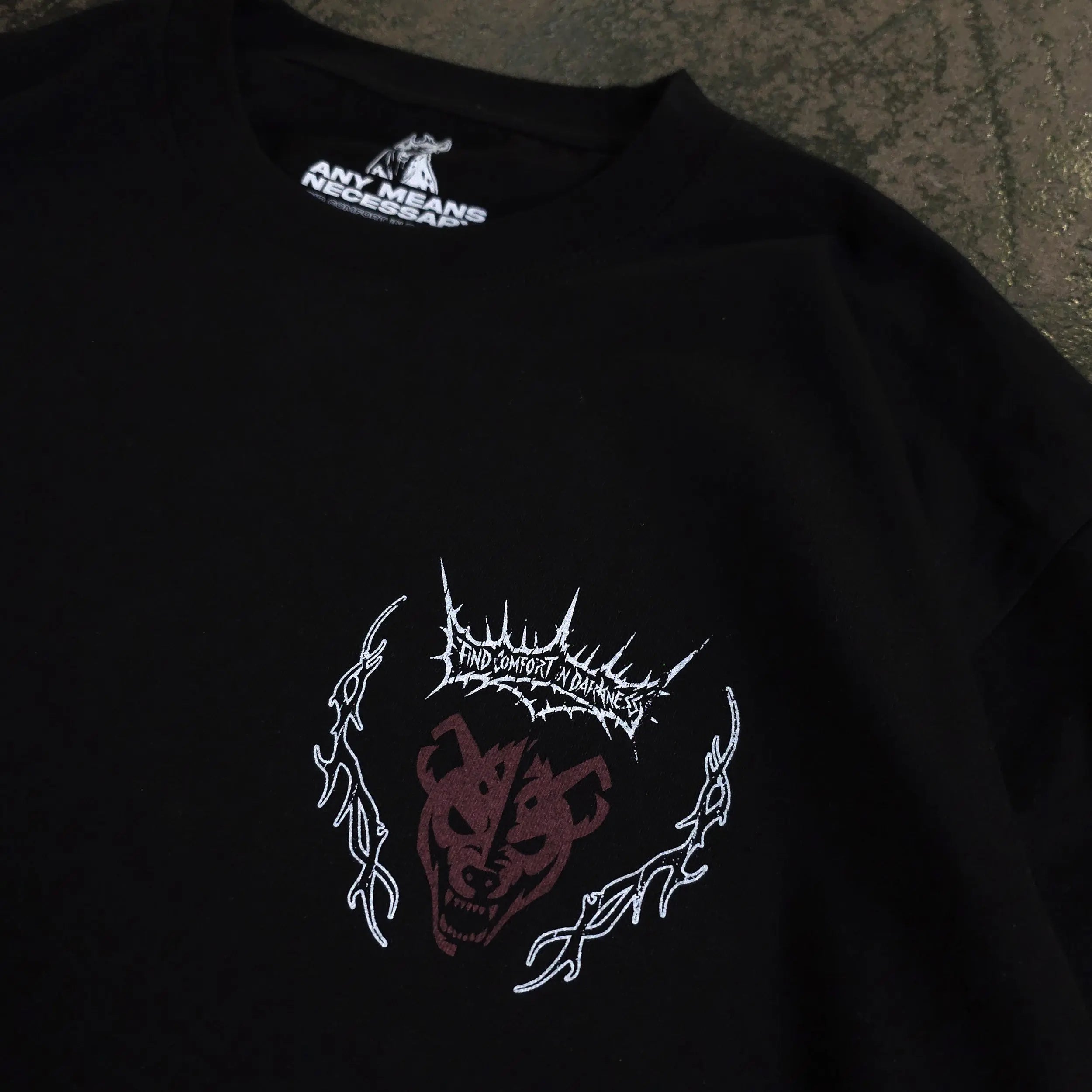 Mantra T-Shirt Any Means Necessary Clothing
