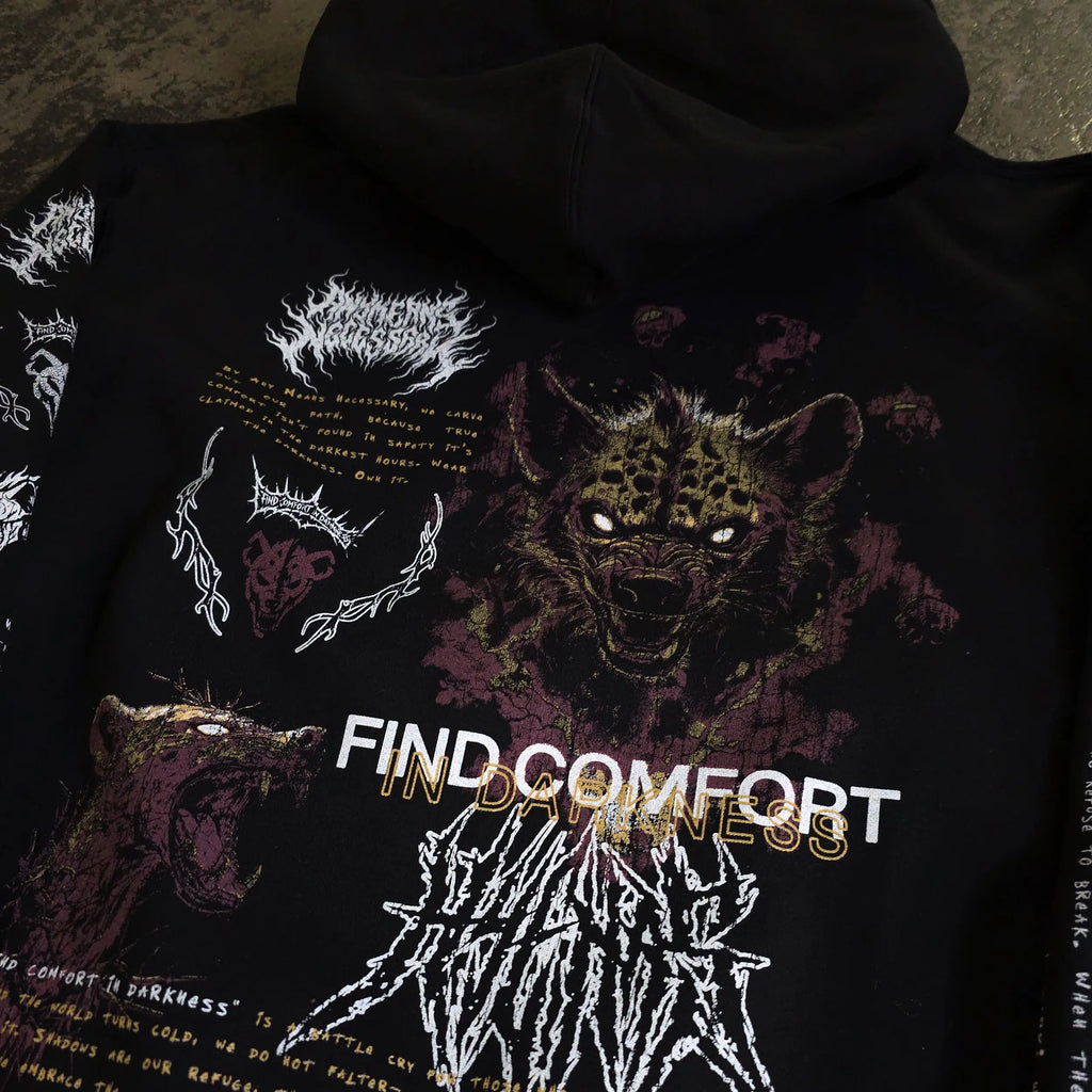 Mantra Pullover Hoodie Any Means Necessary Clothing