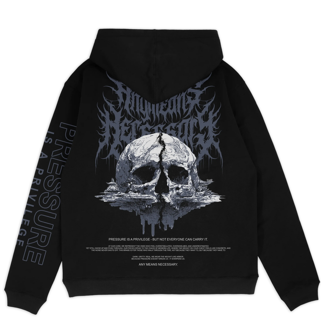 Pressure Pullover Hoodie Black Any Means Necessary Clothing