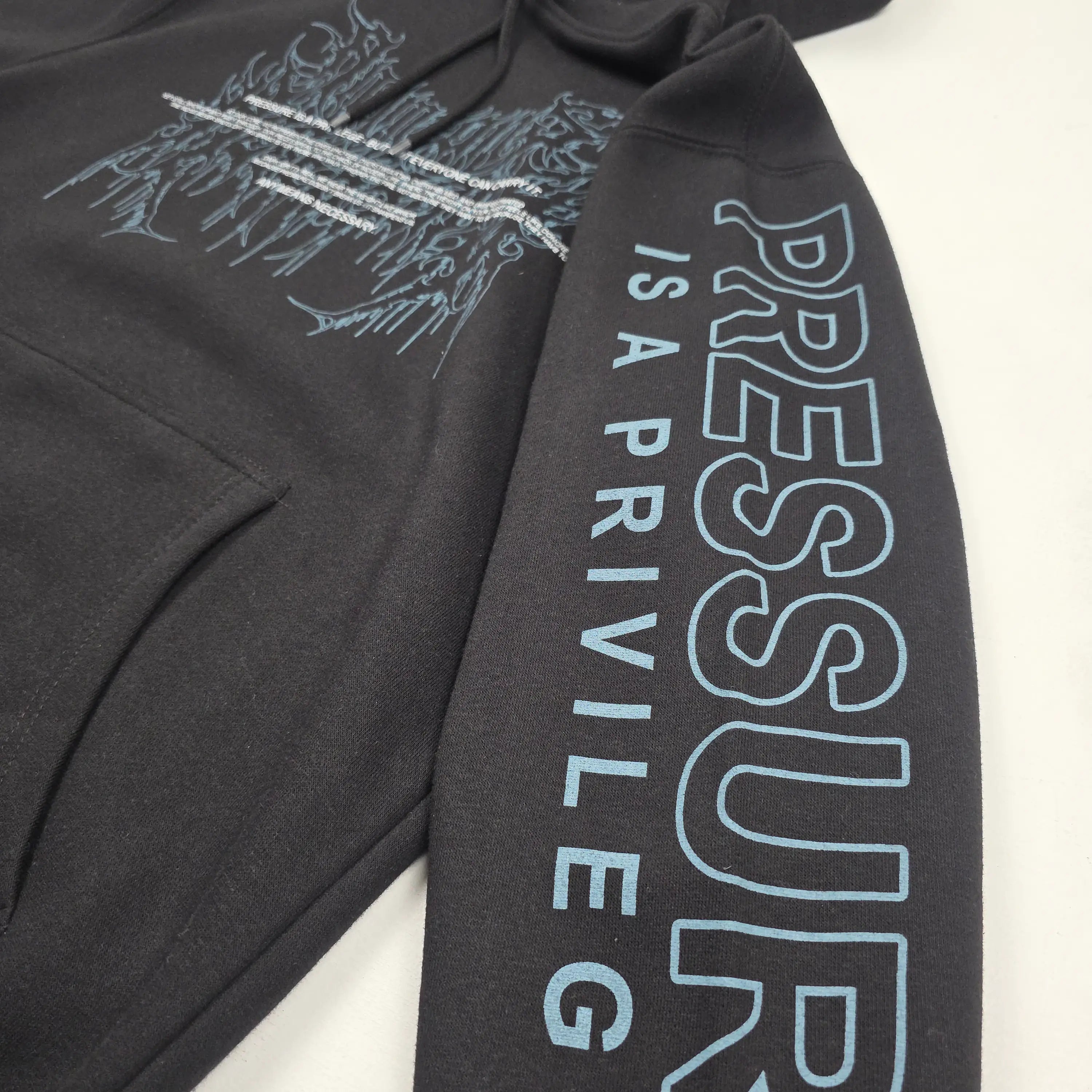 Pressure Pullover Hoodie Black Any Means Necessary Clothing