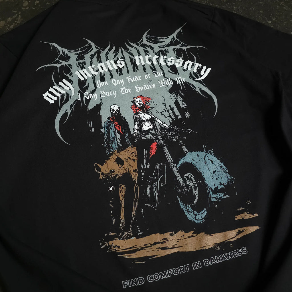 Ride or Die T-Shirt Any Means Necessary Clothing