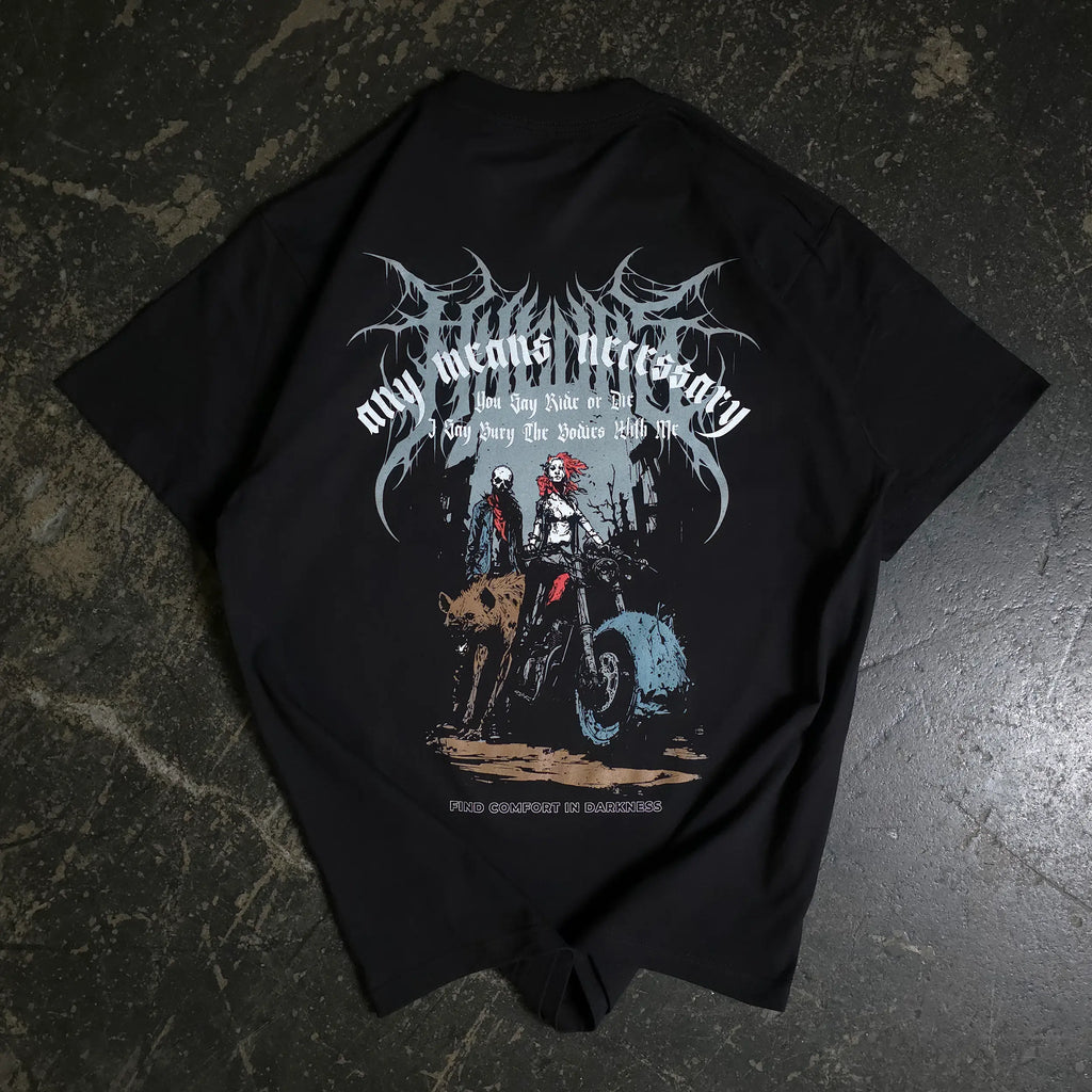 Ride or Die T-Shirt Any Means Necessary Clothing
