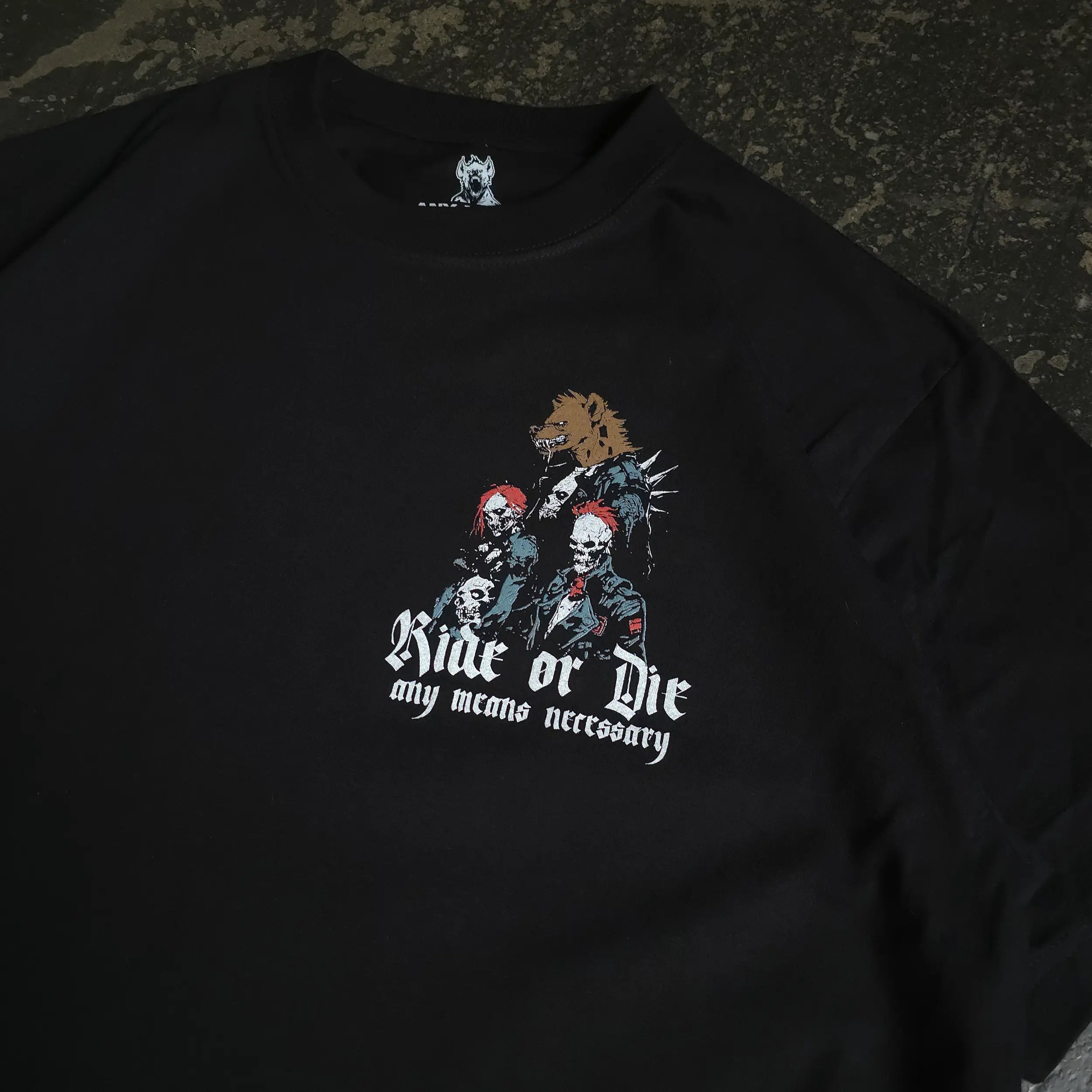Ride or Die T-Shirt Any Means Necessary Clothing