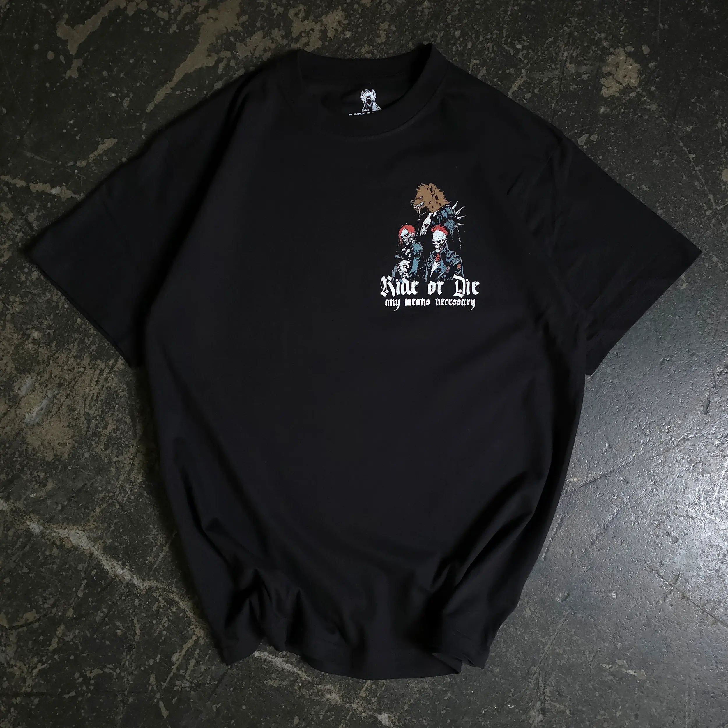 Ride or Die T-Shirt Any Means Necessary Clothing
