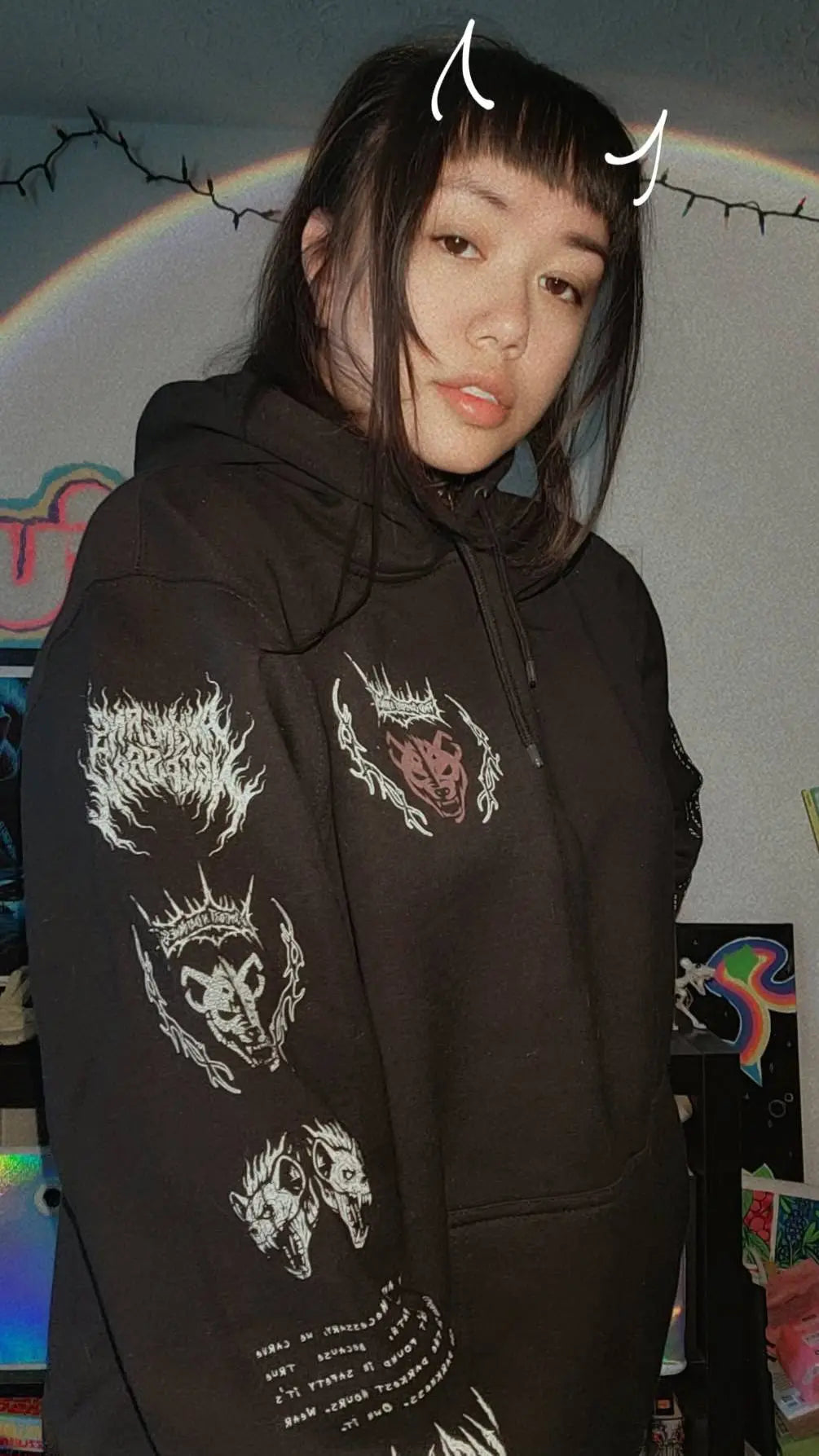 Mantra Pullover Hoodie Any Means Necessary Clothing