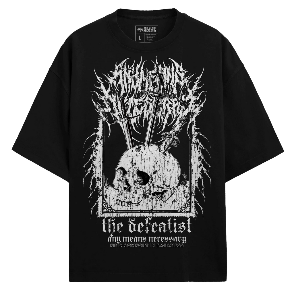 Defeatist T-Shirt Any Means Necessary Clothing