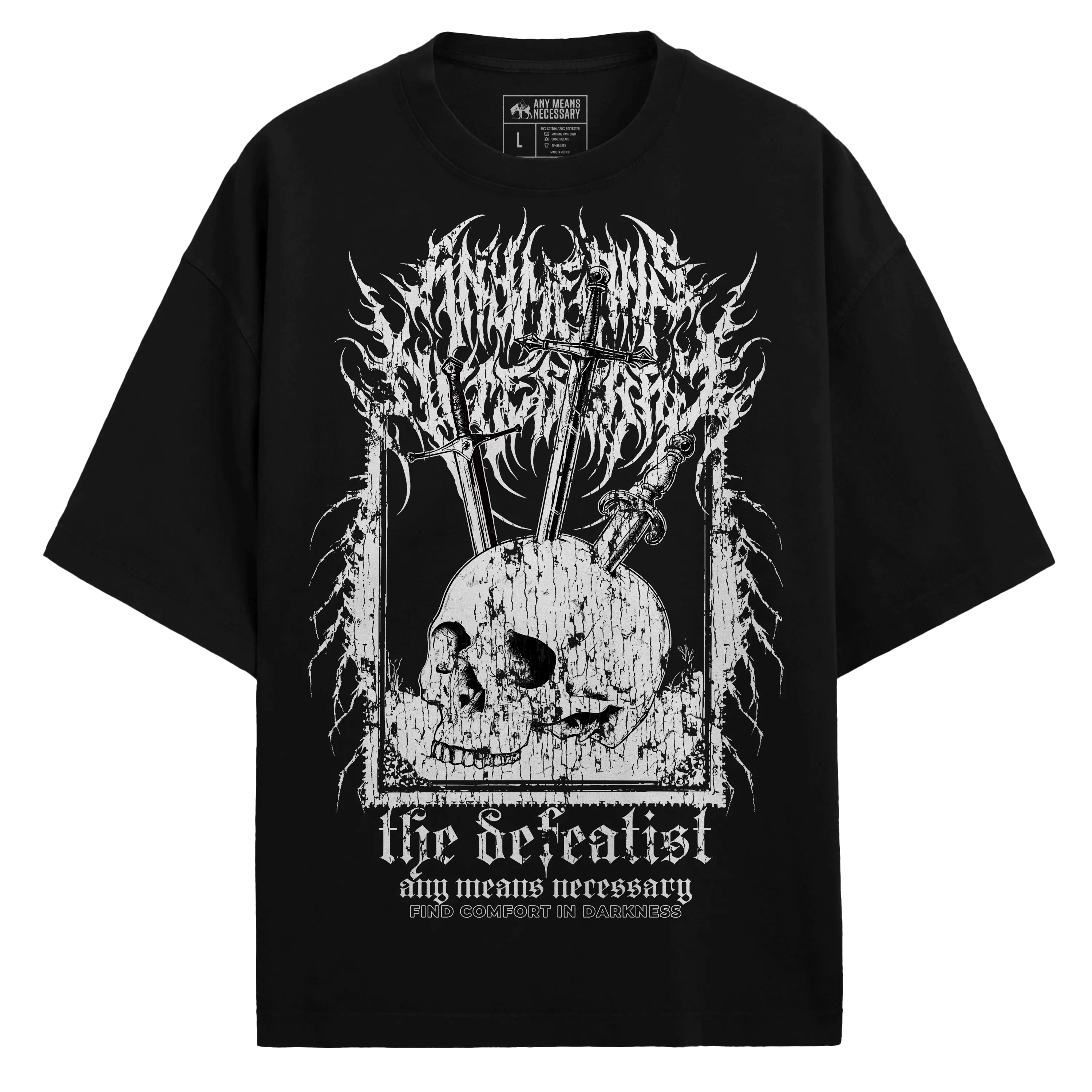 Defeatist T-Shirt Any Means Necessary Clothing