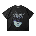 Kryptic Myst Garment Dyed Streetwear Tee 260GSM Cotton Faded Raw Hem True To Size ArnukiClothing