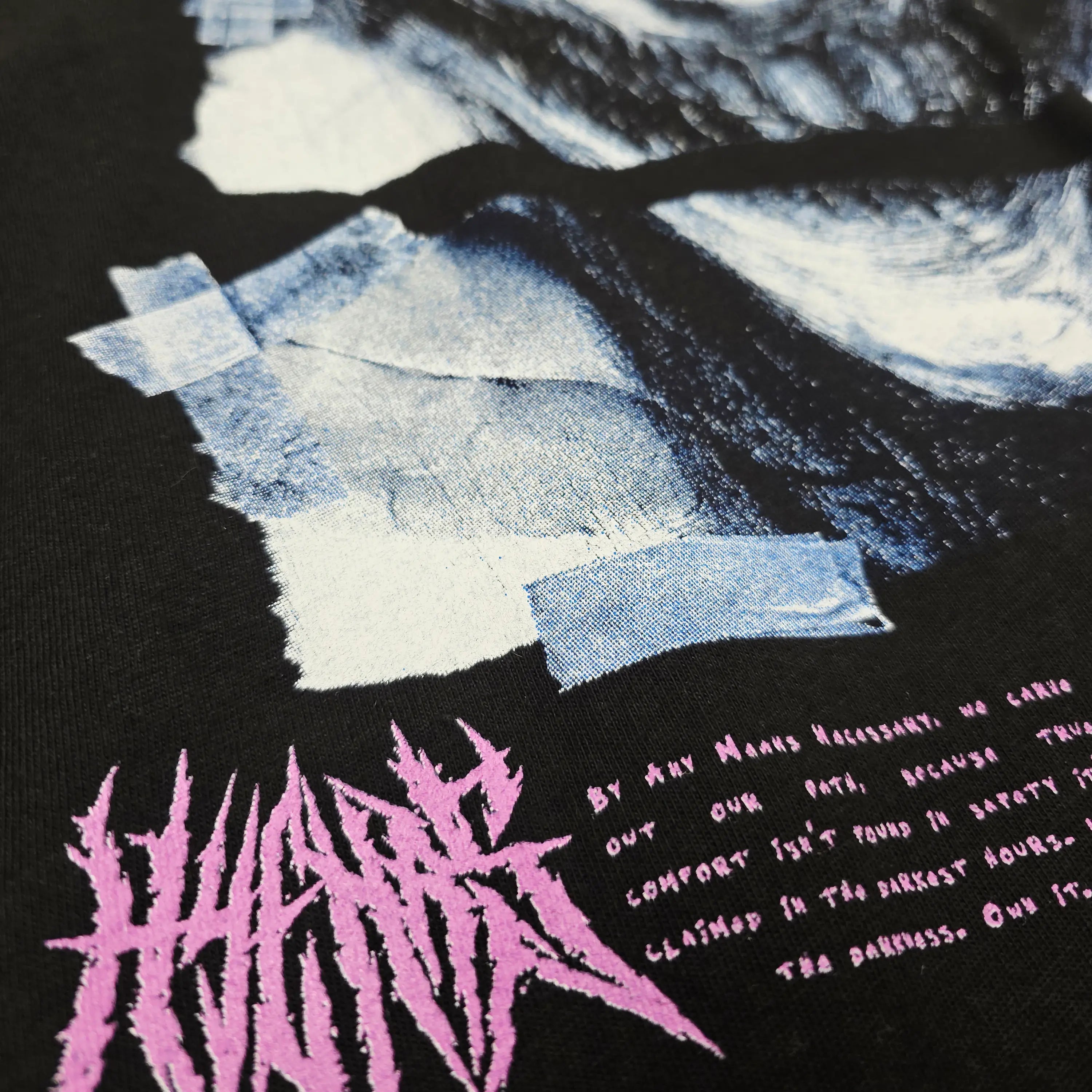 What Lies Beneath T-Shirt Black Any Means Necessary Clothing