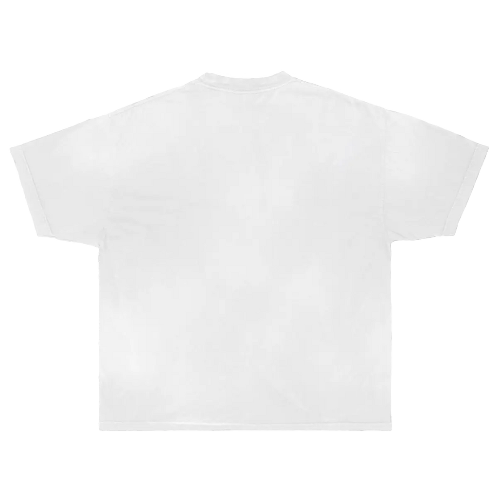 Saint Streetwear Tee White Cotton DTG Print Distressed Graphic True To Size ArnukiClothing
