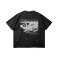 Basketcase Garment Dyed Raw Hem Streetwear Shirt 260GSM Cotton Black Tee With Edgy Faded Hem ArnukiClothing