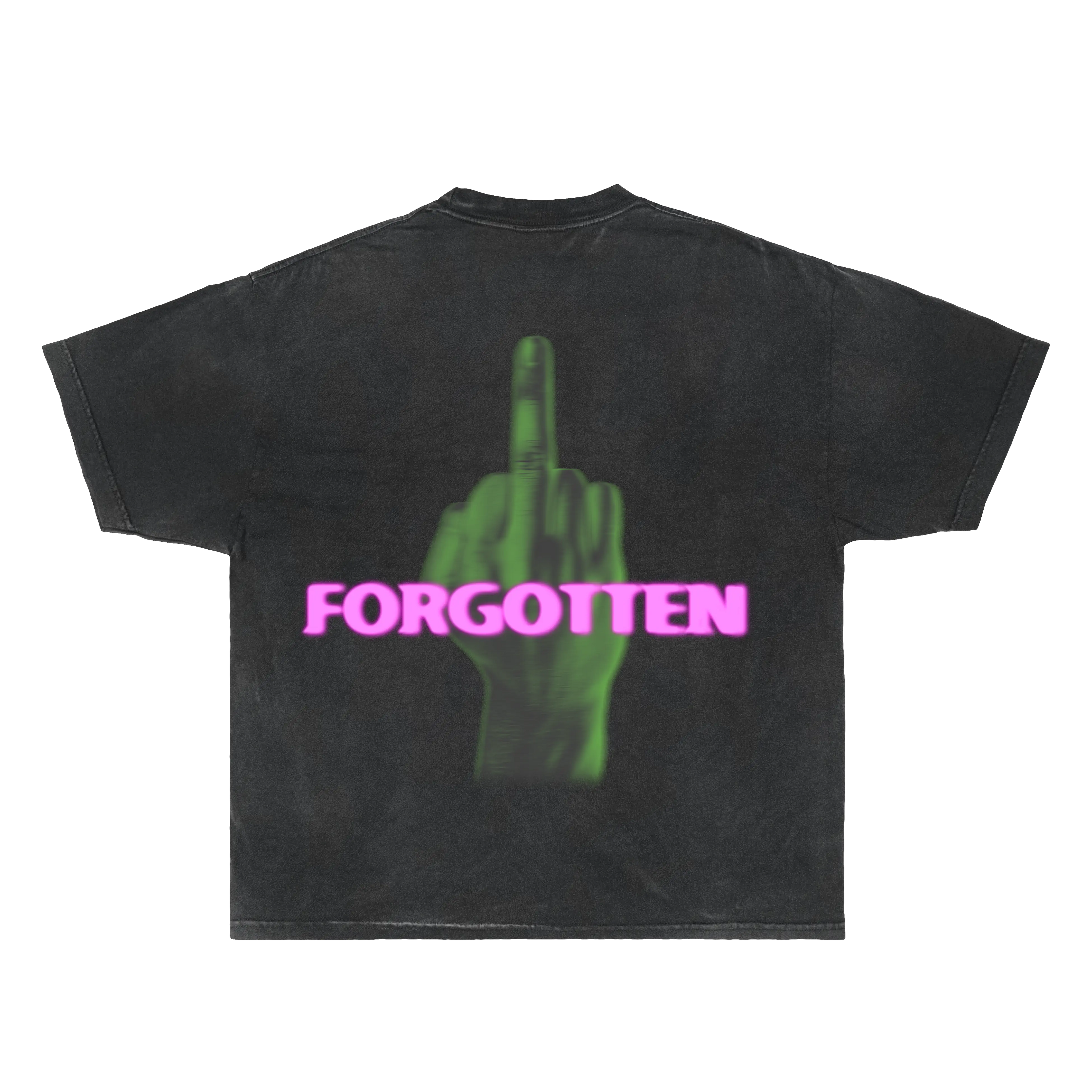 Paranormal Forgotten Garment Dyed Streetwear Tee Cotton Short Sleeve T Shirt ArnukiClothing
